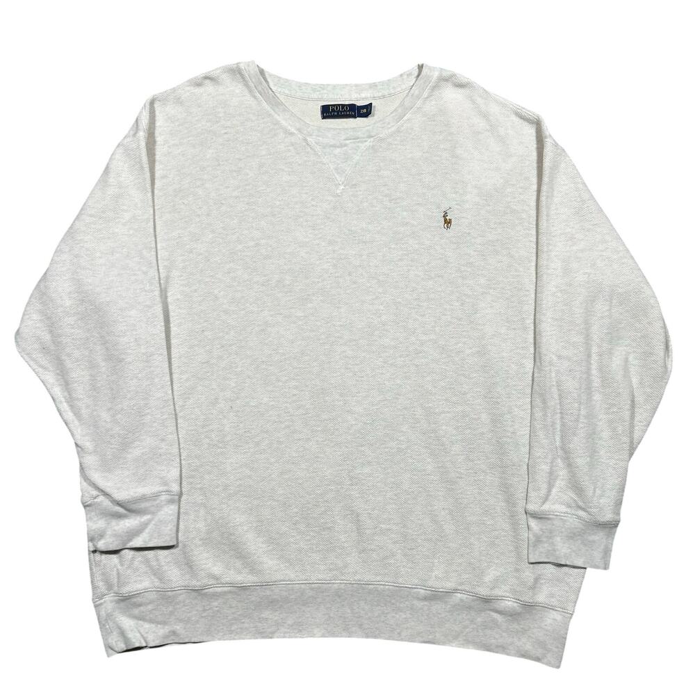 Polo Ralph Lauren Thermal Knit Shirt Men’s 2XB Flesh Pony Long Sleeve